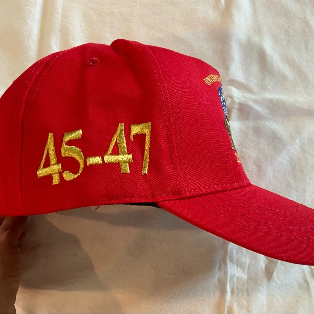 New 2026 Trump 250th Anniversary Hat CF Cali- Fame Headwear 45-47 Red USA